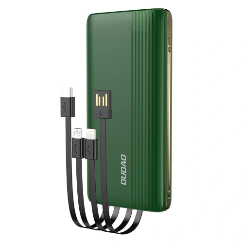 Kup Powerbank Dudao K4Pro cu cabluri integrate 10000mAh afișaj LED verde - DDA255 - {ean13} - Sklep Home Screen