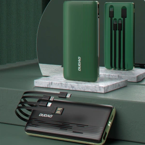 Kup Powerbank Dudao K4Pro z wbudowanymi kablami 10000mAh wyświetlacz LED zielony - DDA255 - {ean13} - Sklep Home Screen