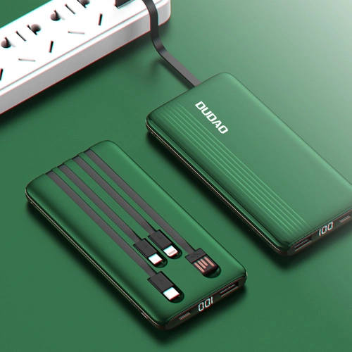 Kup Powerbank Dudao K4Pro cu cabluri integrate 10000mAh afișaj LED verde - DDA255 - {ean13} - Sklep Home Screen