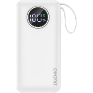 Kup Powerbank Dudao K15sW 10000mAh 1xUSB-A / 1xUSB-C 22.5W cu cablu încorporat 1xLightning / 1xUSB-C alb - DDA256 - {ean13} - Sklep Home Screen
