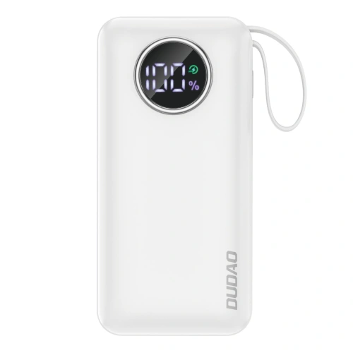 Buy Powerbank Dudao K15sW 10000mAh USB-A/USB-C 22.5W with USB-C/Lightning Cable white - DDA256 - {ean13} - Home Screen Store Europe