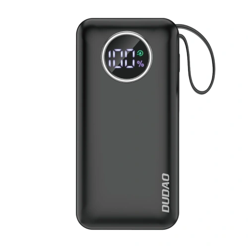 Kup Powerbank Dudao K15sB 10000mAh 1xUSB-A / 1xUSB-C 22.5W cu cablu încorporat 1xLightning / 1xUSB-C negru - DDA257 - {ean13} - Sklep Home Screen