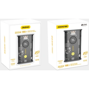 Kup Powerbank Dudao K16 10000mAh 1xUSB-C / 1xUSB-A 22.5W PD negru - DDA259 - {ean13} - Sklep Home Screen