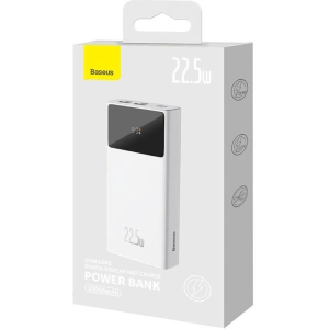 Powerbank Baseus Star-Lord 30000mAh, 22.5W, USB, USB-C (biały)