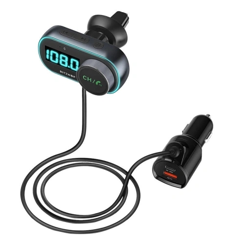 Kup BlitzWolf FM-Sender BW-BC3, Bluetooth 5.0, 30W PD + 18W QC 3.0, RGB - BLZ541 - {ean13} - Sklep Home Screen