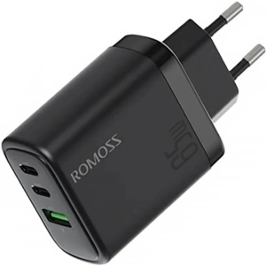 Kup Ładowarka sieciowa Romoss AC65H, 2x USB-C + USB, 65W (czarna) - ROM42 - {ean13} - Sklep Home Screen