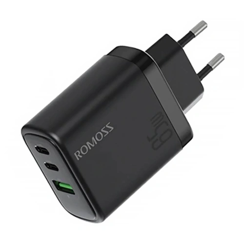 Kup Síťová nabíječka Romoss AC65H, 2x USB-C + USB, 65W (černá) - ROM42 - {ean13} - Sklep Home Screen