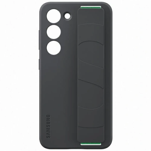 Kup Samsung Case Galaxy S23 EF-GS911TB schwarz/schwarz Silikon-Griffgehäuse - SMG858 - {ean13} - Sklep Home Screen
