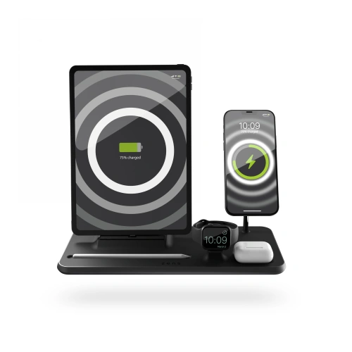 Kup Încărcător wireless ZENS Aluminium 4 în 1 MagSafe Apple Pad + Apple Watch - ZENS9 - {ean13} - Sklep Home Screen