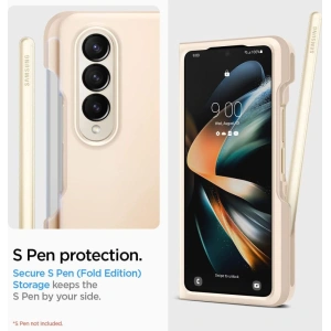 Kup Etui Spigen Thin Fit Pen Samsung Galaxy Z Fold 4 Pearled Ivory - SPN2791 - {ean13} - Sklep Home Screen