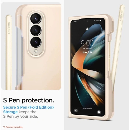 Buy Spigen Thin Fit Pen Samsung Galaxy Z Fold 4 Pearled Ivory - SPN2791 - {ean13} - Home Screen Store Europe