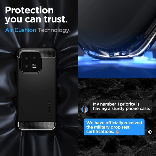 Kup Spigen Xiaomi Tasche Rugged Armor 13 Mattschwarz - SPN2795 - {ean13} - Sklep Home Screen