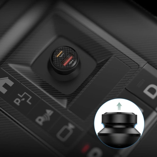 Kup Ładowarka samochodowa Tech-Protect CC45W 2-port Car Charger PD 45W QC 3.0 Black - THP1820 - {ean13} - Sklep Home Screen
