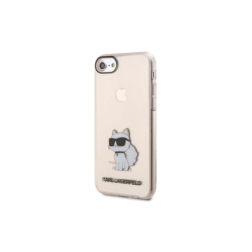 Etui Karl Lagerfeld KLHCI8HNCHTCP Apple iPhone SE 2022/SE 2020/8/7 różowy/pink hardcase Ikonik Choupette