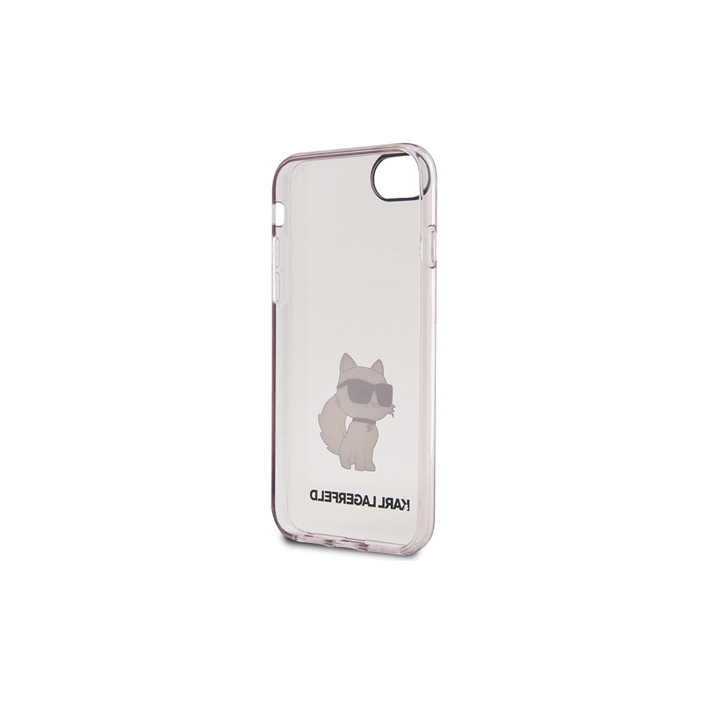 Etui Karl Lagerfeld KLHCI8HNCHTCP Apple iPhone SE 2022/SE 2020/8/7 różowy/pink hardcase Ikonik Choupette