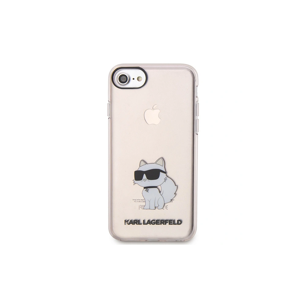 Etui Karl Lagerfeld KLHCI8HNCHTCP Apple iPhone SE 2022/SE 2020/8/7 różowy/pink hardcase Ikonik Choupette