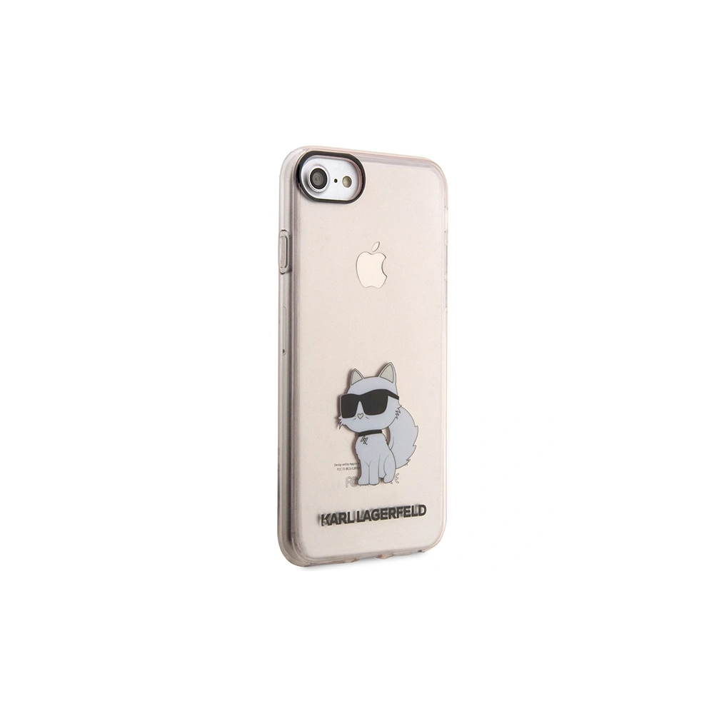 Etui Karl Lagerfeld KLHCI8HNCHTCP Apple iPhone SE 2022/SE 2020/8/7 różowy/pink hardcase Ikonik Choupette