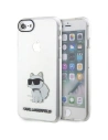 Etui Karl Lagerfeld KLHCI8HNCHTCT Apple iPhone SE 2022/SE 2020/8/7 transparent hardcase Ikonik Choupette