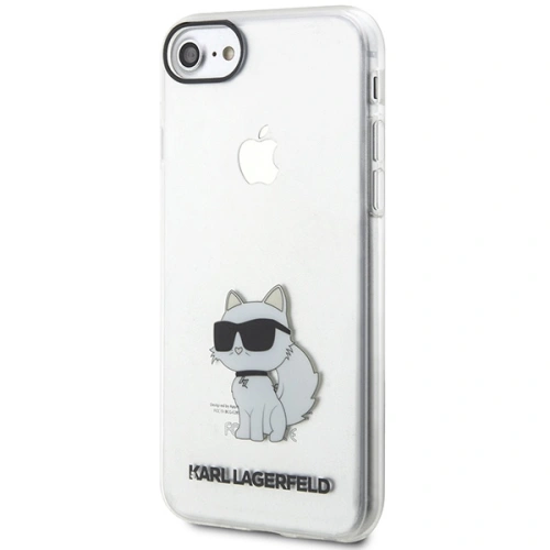 Kup Etui Karl Lagerfeld KLHCI8HNCHTCT Apple iPhone SE 2022/SE 2020/8/7 carcasă transparentă de tip hardcase Ikonik Choupette - KLD1520 - {ean13} - Sklep Home Screen
