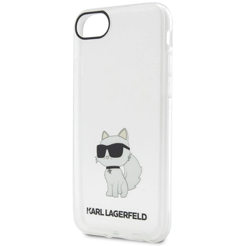 Kup Etui Karl Lagerfeld KLHCI8HNCHTCT Apple iPhone SE 2022/SE 2020/8/7 carcasă transparentă de tip hardcase Ikonik Choupette - KLD1520 - {ean13} - Sklep Home Screen