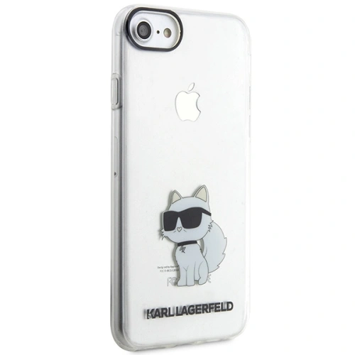Kup Etui Karl Lagerfeld KLHCI8HNCHTCT Apple iPhone SE 2022/SE 2020/8/7 carcasă transparentă de tip hardcase Ikonik Choupette - KLD1520 - {ean13} - Sklep Home Screen