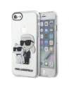 Buy Karl Lagerfeld KLHCI8HNKCTGT Apple iPhone SE 2022/SE 2020/8/7 transparent hardcase Gliter Karl&Choupette - KLD1521 - {ean13} - Home Screen Store Europe