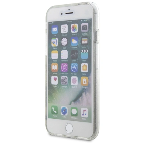Buy Karl Lagerfeld KLHCI8HNKCTGT Apple iPhone SE 2022/SE 2020/8/7 transparent hardcase Gliter Karl&Choupette - KLD1521 - {ean13} - Home Screen Store Europe