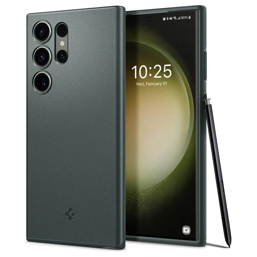 Etui Spigen Thin Fit Samsung Galaxy S23 Ultra Abyss Green