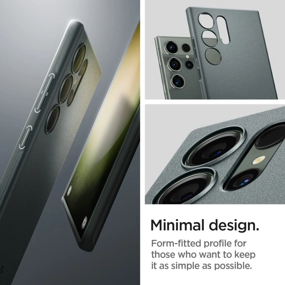 Etui Spigen Thin Fit Samsung Galaxy S23 Ultra Abyss Green