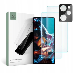 Tech-Protect Supreme Set Xiaomi POCO X5 Pro 5G Clear [2+1 PACK]