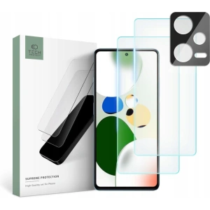 Kup Szkło hartowane + na obiektywy aparatu Tech-Protect Supreme Set Xiaomi Redmi Note 12 5G/POCO X5 5G Clear [2+1 PACK] - THP1833 - {ean13} - Sklep Home Screen