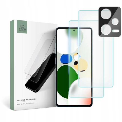 Buy Tech-Protect Supreme Set Xiaomi Redmi Note 12 5G/POCO X5 5G Clear [2+1 PACK] - THP1833 - {ean13} - Home Screen Store Europe