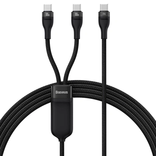 Kup Kábel Baseus Flash Series 2in1 USB-C/USB-C 100W 1.5m (fekete) - BSU3985 - {ean13} - Sklep Home Screen