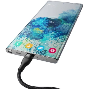Kábel Baseus Flash Series 2in1 USB-C/USB-C 100W 1.5m (fekete)