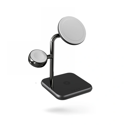 Kup Încărcător wireless ZENS Aluminium 4w1 MagSafe + Apple Watch + USB-C (negru) - ZENS10 - {ean13} - Sklep Home Screen