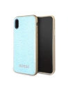 Etui Guess GUHCPXPYLBL Apple iPhone XS/X blue/niebieski Python