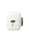 Kup Etui Karl Lagerfeld KLA2RUNIKH Apple AirPods 2/1 biały/white Silicone Karl Head 3D - KLD1522 - {ean13} - Sklep Home Screen