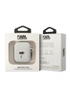 Kup Etui Karl Lagerfeld KLA2RUNIKH Apple AirPods 2/1 bílý/white silikon Karl Head 3D - KLD1522 - {ean13} - Sklep Home Screen