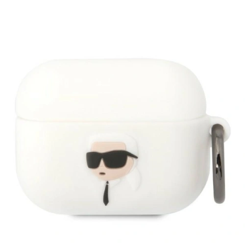 Kup Karl Lagerfeld Apple Tasche KLAPRUNIKH AirPods Pro weiß/weiß Silikon Karl Head 3D - KLD1523 - {ean13} - Sklep Home Screen