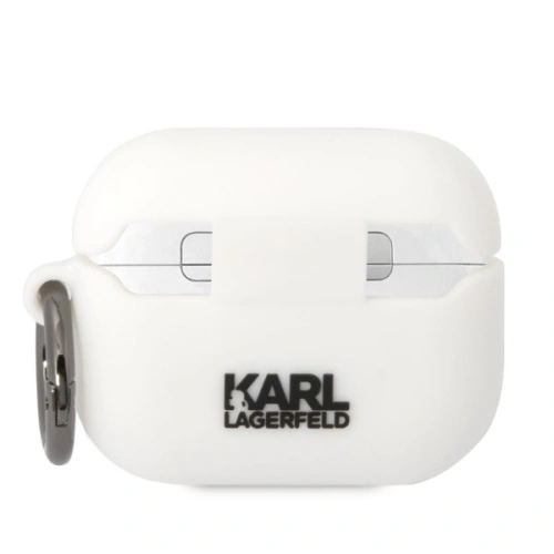 Kup Karl Lagerfeld Apple Tasche KLAPRUNIKH AirPods Pro weiß/weiß Silikon Karl Head 3D - KLD1523 - {ean13} - Sklep Home Screen
