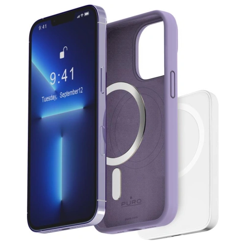 Kup Apple PURO ICON MAG MagSafe Tasche iPhone 14 Pro (Tech Lavendel) - PUR640 - {ean13} - Sklep Home Screen