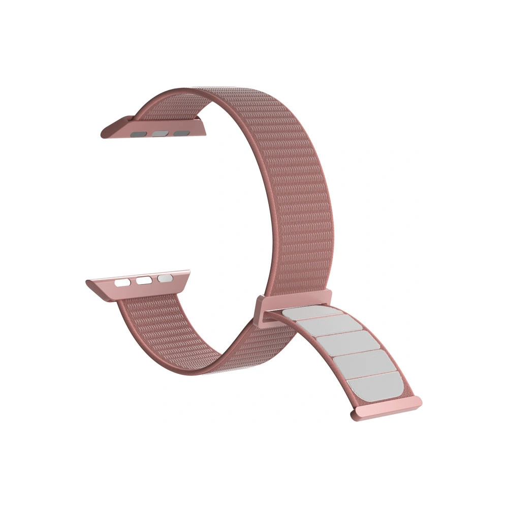 Pasek PURO Nylon Sport Apple Watch 4/5/6/7/SE/8/9/10 40/41/42mm (Różowy)