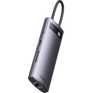 Kup Baseus Hub 8in1 StarJoy Metal Glam Series, USB-C zu HDMI + 3 x USB 3.0 + USB-C PD + RJ45 + SD/TF - BSU3989 - {ean13} - Sklep Home Screen