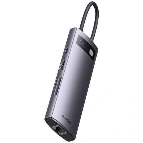 Kup Baseus Hub 8in1 StarJoy Metal Glam Series, USB-C zu HDMI + 3 x USB 3.0 + USB-C PD + RJ45 + SD/TF - BSU3989 - {ean13} - Sklep Home Screen