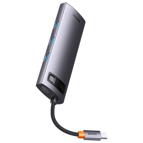 Kup Baseus Hub 8in1 StarJoy Metal Glam Series, USB-C zu HDMI + 3 x USB 3.0 + USB-C PD + RJ45 + SD/TF - BSU3989 - {ean13} - Sklep Home Screen