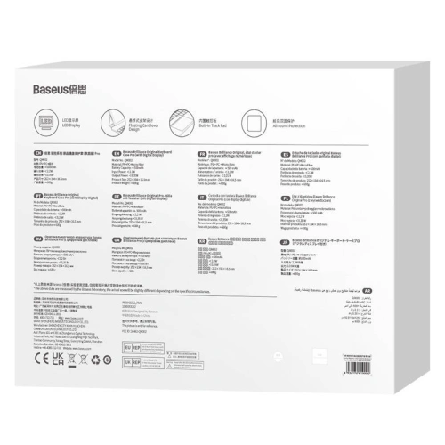Kup Baseus Apple Tasche Brilliance PRO Keyboard iPad 10.9 2022 (10. Generation) (weiß) - BSU3990 - {ean13} - Sklep Home Screen