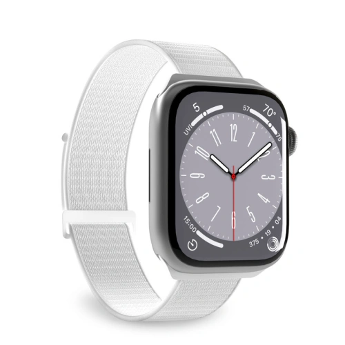Kup Puro Nylon Sport szíj Apple Watch 4/5/6/7/SE/8/9/10 40/41/42mm (Fehér) - PUR645 - {ean13} - Sklep Home Screen