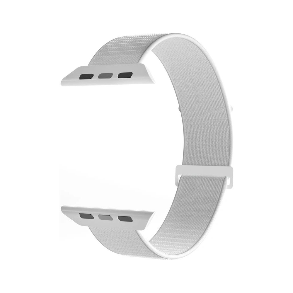 Pasek PURO Nylon Sport Apple Watch 4/5/6/7/SE/8/9/10 40/41/42mm (Biały)