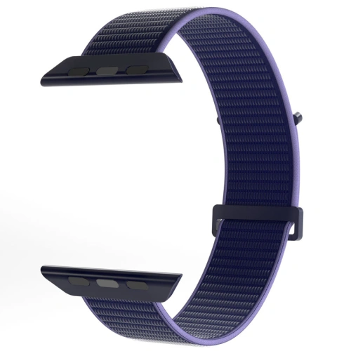 Buy PURO Nylon Sport Strap Apple Watch 4/5/6/7/SE/8/9/Ultra 44/45/49mm (Navy Blue) - PUR647 - {ean13} - Home Screen Store Europe