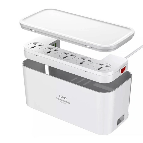 Kup Napájecí lišta s organizérem, 5x AC, 3x USB, LDNIO SN5309, 2500W (bílá) - LDN45 - {ean13} - Sklep Home Screen